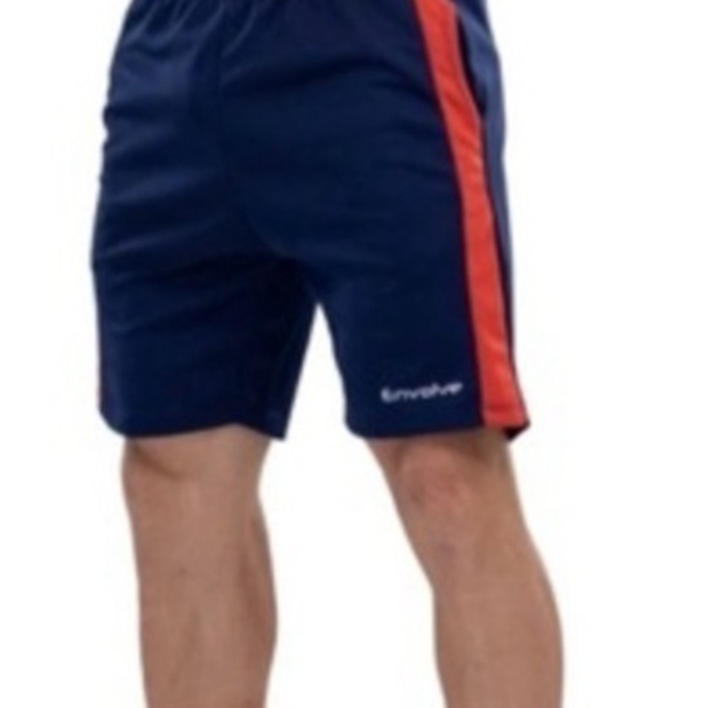 Reebok Gray Red Athletic pocket Shorts size large